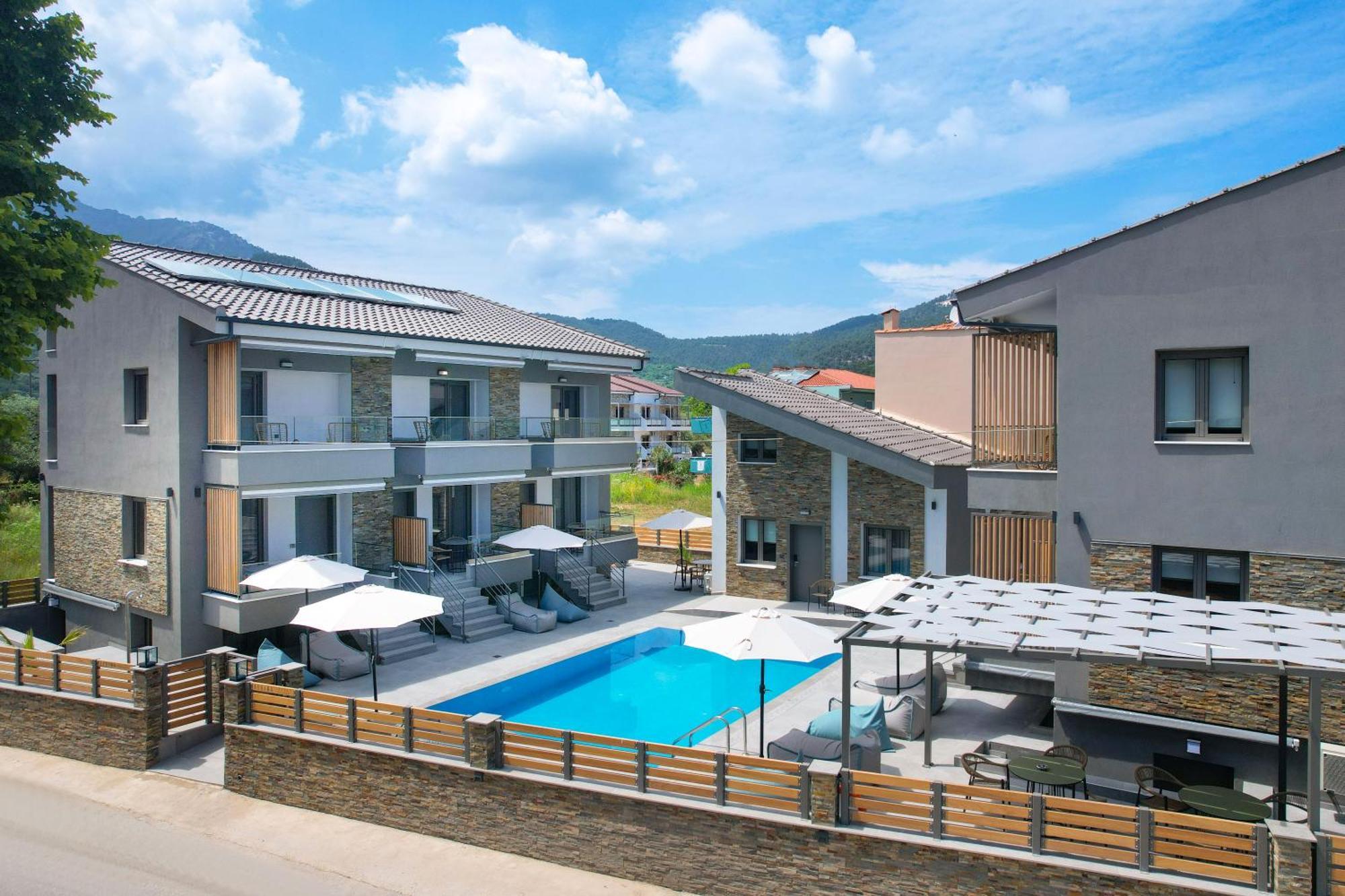 Aerino Luxury Villas Chrysi Ammoudia Buitenkant foto