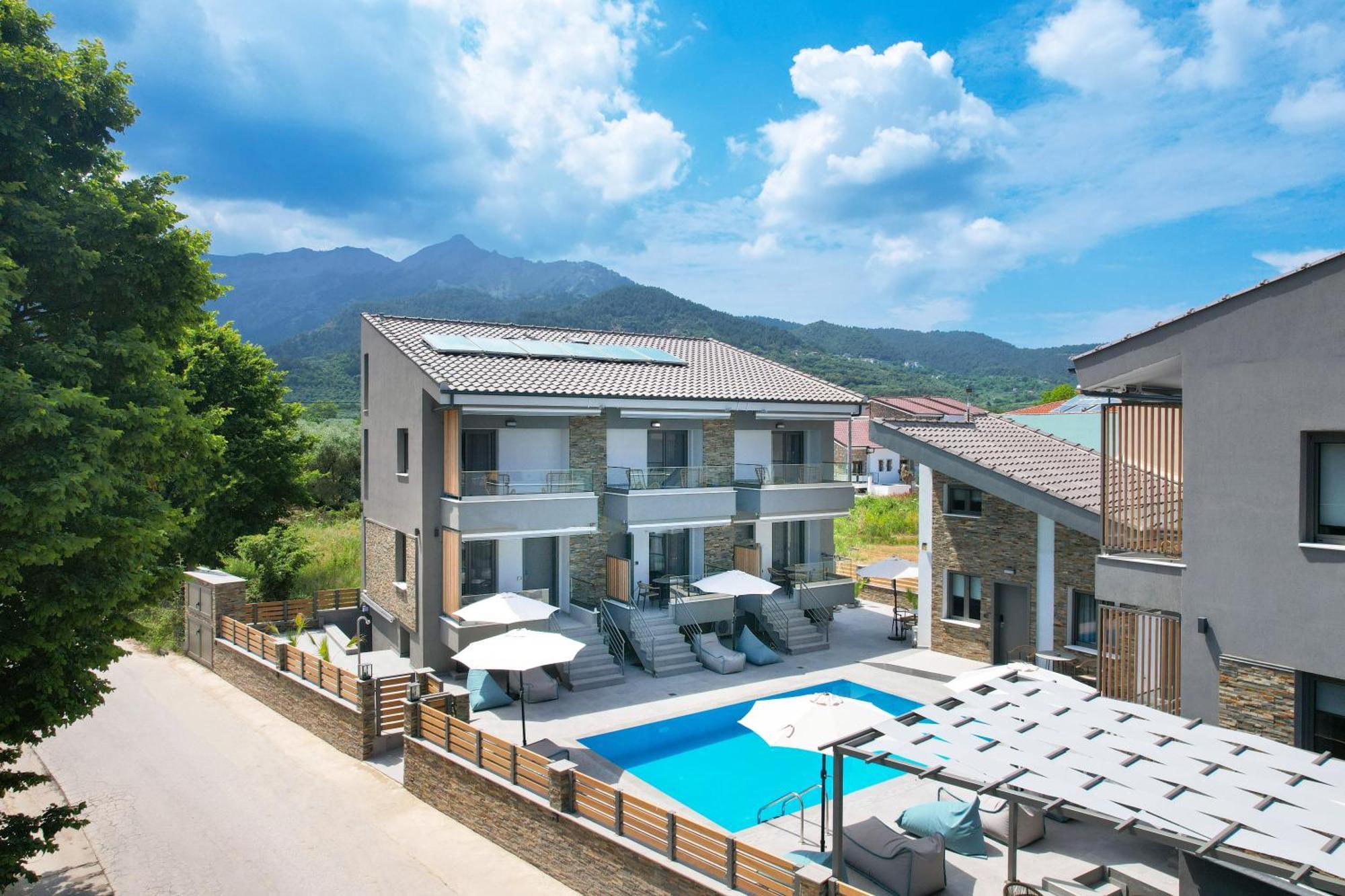 Aerino Luxury Villas Chrysi Ammoudia Buitenkant foto